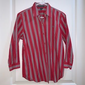 Ralph Lauren stripped button down.